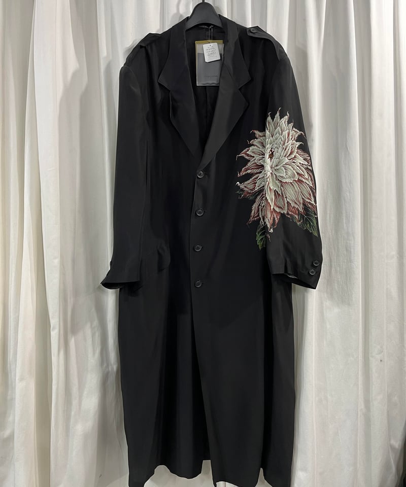 Yohji Yamamoto 20SS シルク 変形ロングジャケット ...