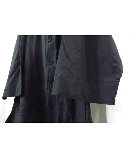 BLACK Scandal yohji yamamoto pour homme ラグランスリーブデザイン コットンブラウス（HR-B12-005）