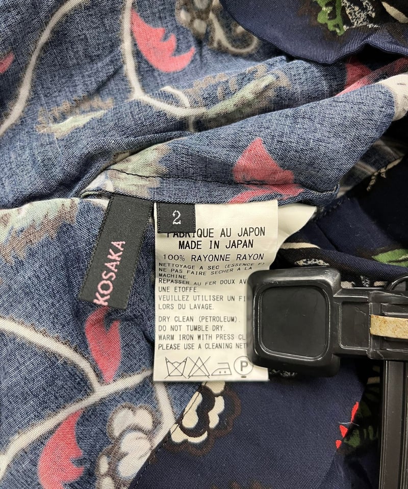 Y￼'s ヨウジヤマモト　タケシコサカ　花柄　ブラウス Y￼'s ヨウジヤマモト タケシコサカ 花柄 ブラウス