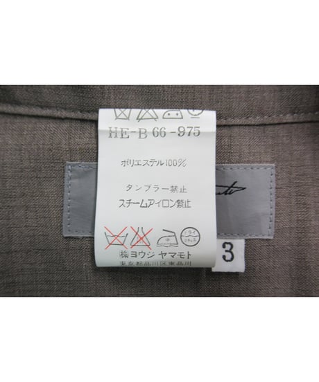 02ss yohji yamamoto pour homme SAEKO 女優シリーズ プリントブラウス HE-B66-975