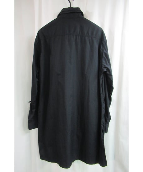18aw yohji yamamoto pour homme 二重襟デザインロングブラウス HV-B51-016