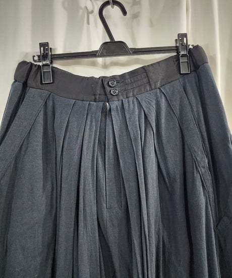 2012ss yohji yamamoto pour homme vintage 黒 ハカマパンツ (HB-P13-010)