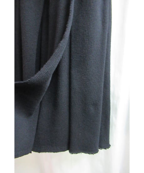 AD2002 COMME des GARCONS ニット プリーツロングスカート GG-S017