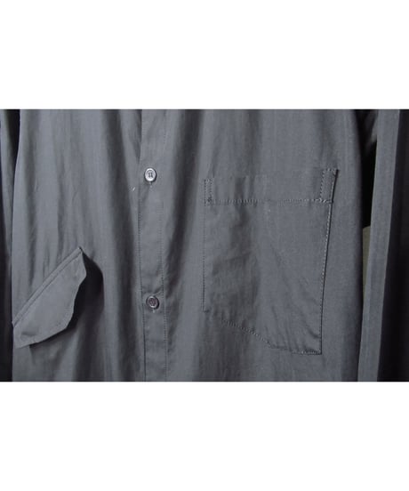 19ss yohji yamamoto pour homme ポケットデザイン ロングブラウス（HH-B49-020）