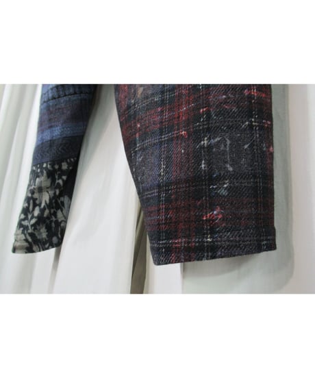 20aw yohji yamamoto pour homme 総柄デザイン ワイドテーパードパンツ（HR-P55-834）