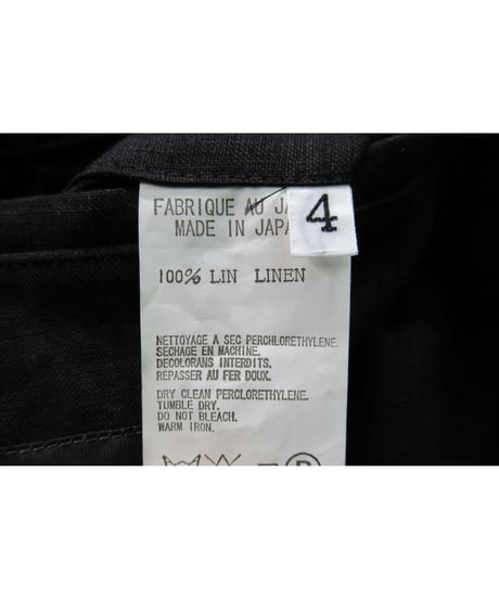 Y’s for men yohji yamamoto パチポケットデザイン 麻 ジャケット（MS-J22-303）