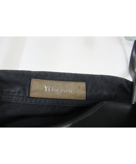 Y's for men yohji yamamoto 開襟シンプルシャツブルゾン MB-B12-002