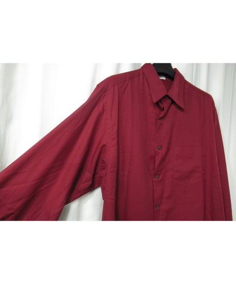 Y's for men SHIRTS yohji yamamoto 赤 コットン シンプルブラウス（MT-B30-058）