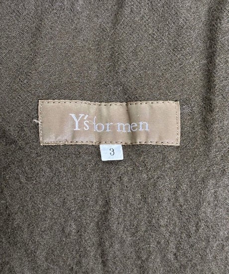 未使用 Y's for men yohji yamamoto 3釦デザインジャケット（MR-J04-111-1）