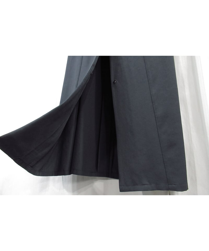 ヨウジヤマモトボタンデザイン ワンピース ブラック 未使用級 yohji yamamoto +noir グレー スナップボタンデザイン シンプル