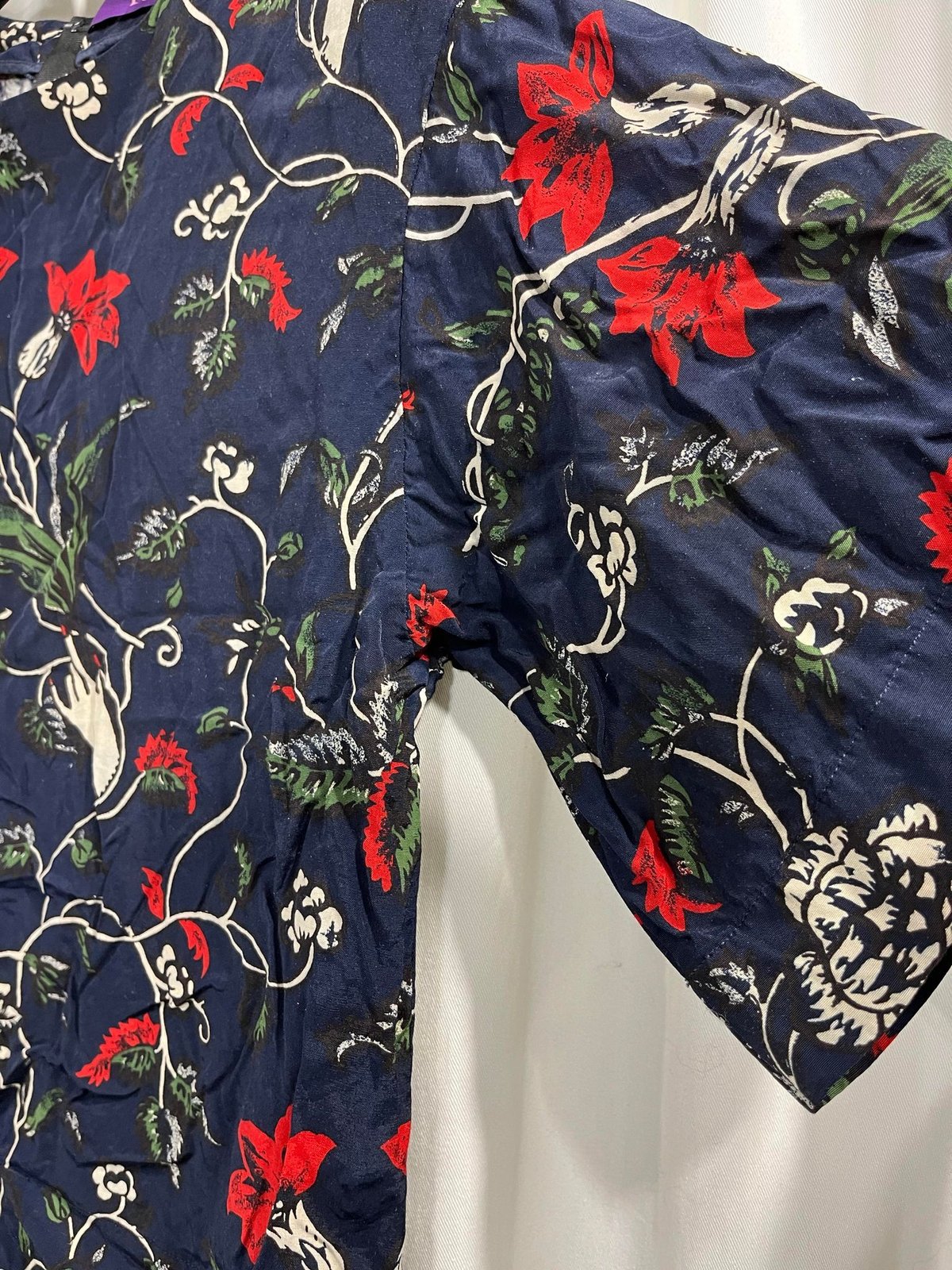 Y's TAKESHIKOSAKA yohjiyamamoto 花柄半袖ブラウス（YY-B53