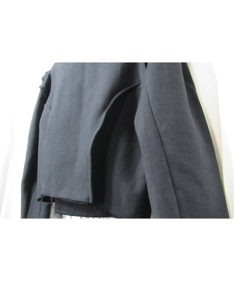 19aw yohji yamamoto femme ダブル デザインショートジャケット 19aw yohji yamamoto femme ダブル デザインショートジャケット