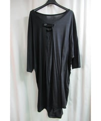 yohji yamamoto +noir ドルマンスリーブ 切替えデザインワンピース NO-T34-078
