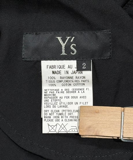 Y's yohji yamamoto レーヨン ロングスカート（YC-S10-201）