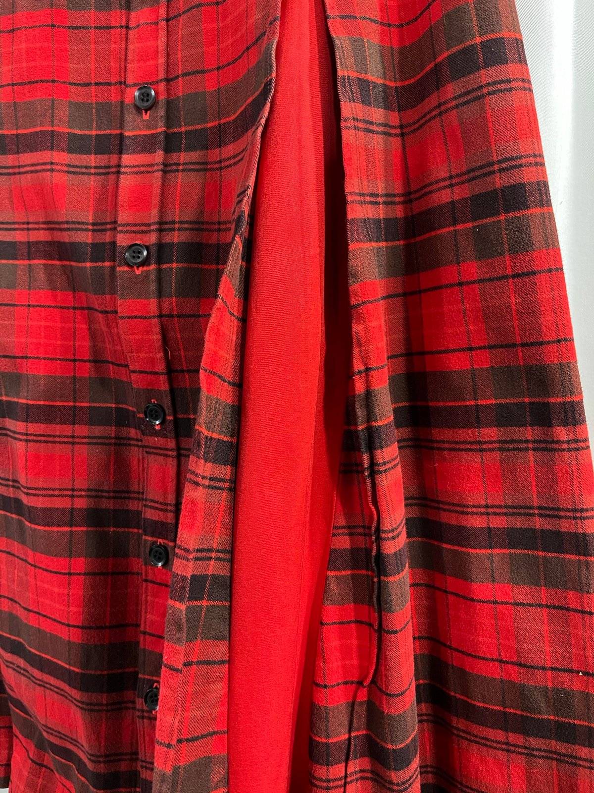 Y's yohji yamamoto タータンチェックロングスカート（YN-S13-046）