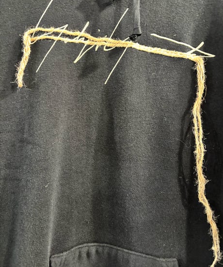 2017SS yohji yamamoto femme ロゴ刺繡パーカー（FD-T29-068）