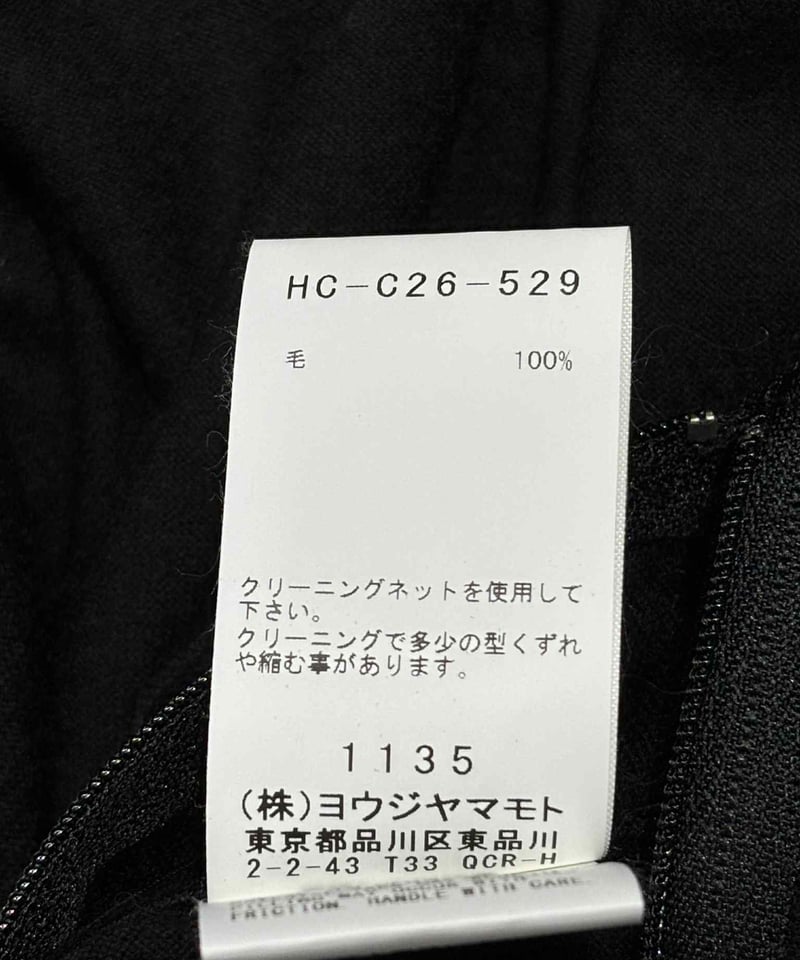 yohji yamamoto pour homme 2019AWマント