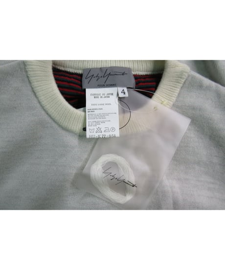 03aw 新品 yohji yamamoto pour homme タトゥーニット HU-K77-954