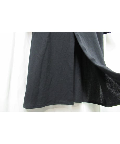 19aw yohji yamamoto pour homme フライフロントデザイン ウール ロングブラウス（HC-B23-106）