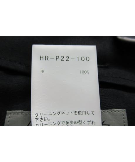 20aw yohji yamamoto pour homme ファスナーデザイン セットアップ （HR-B40-100）