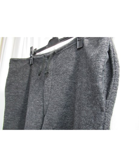 98aw yohji yamamoto pour homme vintage グレー シンプルワイドパンツ（HY-T58-980）