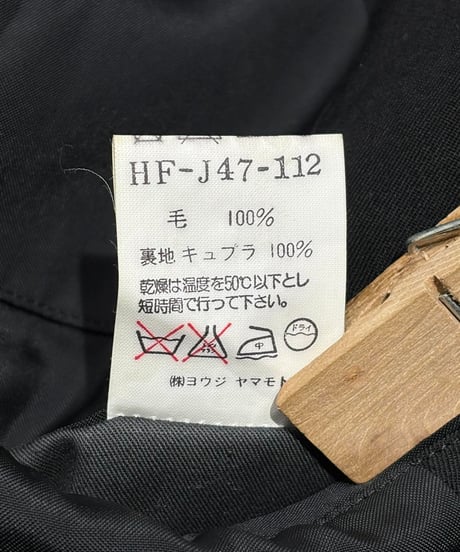 1996SS yohji yamamoto pour homme vintage 花と少年デザインジャケット（HF-J47-112）