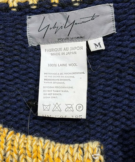 1999AW yohji yamamoto pour homme vintage 王様ニット（HN-K24-185）