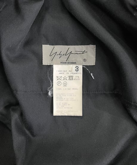 2018SS yohji yamamoto pour homme バルーンパンツ（HW-P45-100）