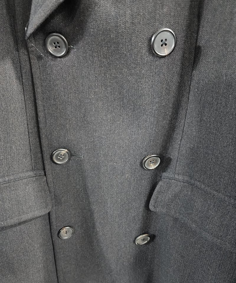 Y's for men yohji yamamoto チャコールグレー ダブルコート (MH- Y's for men yohji yamamoto チャコールグレー ダブルコート (MH-