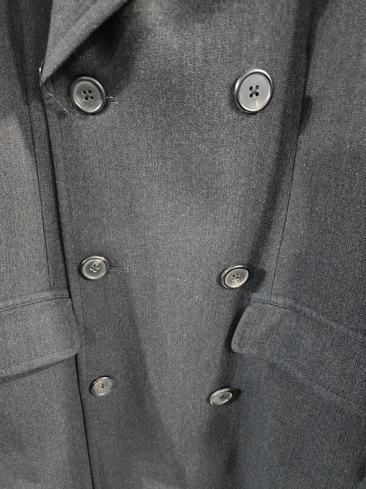 Y's for men yohji yamamoto チャコールグレー ダブルコート (MH- Y's for men yohji yamamoto チャコールグレー ダブルコート (MH-