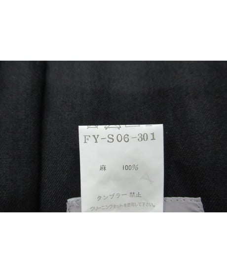 新品 05ss yohji yamamoto femme デザインジッパー付きスカート FY-S06-301