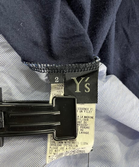 Y's yohji yamamoto 半袖デザインシャツワンピース（YP-T11-062）