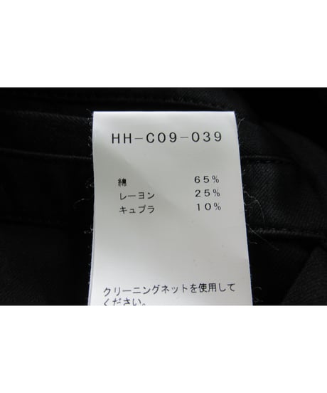 19ss yohji yamamoto pour homme  スリーブ パチポケットデザイン ロングコート（HH-C09-039）