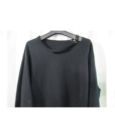19aw B yohji yamamoto 長袖 スタッズデザインカットソー NC-T72-074