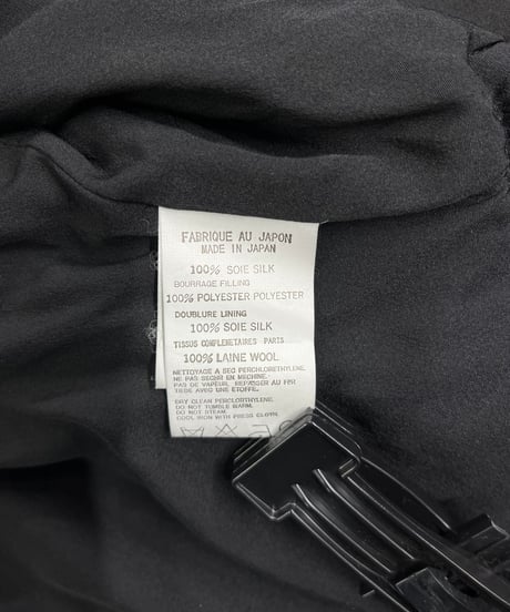 2002AW yohji yamamoto femme シルク ライダースジャケット（FM-J26-406）