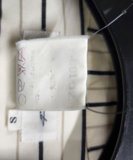 1993aw yohji yamamoto femme 脱色切替えデザインブラウス (FP-B01)