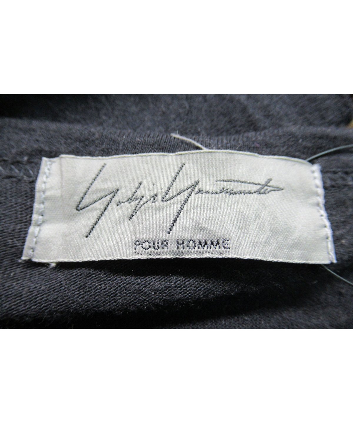 14aw yohji yamamoto pour homme 点字ロゴプリント カットソー（H...