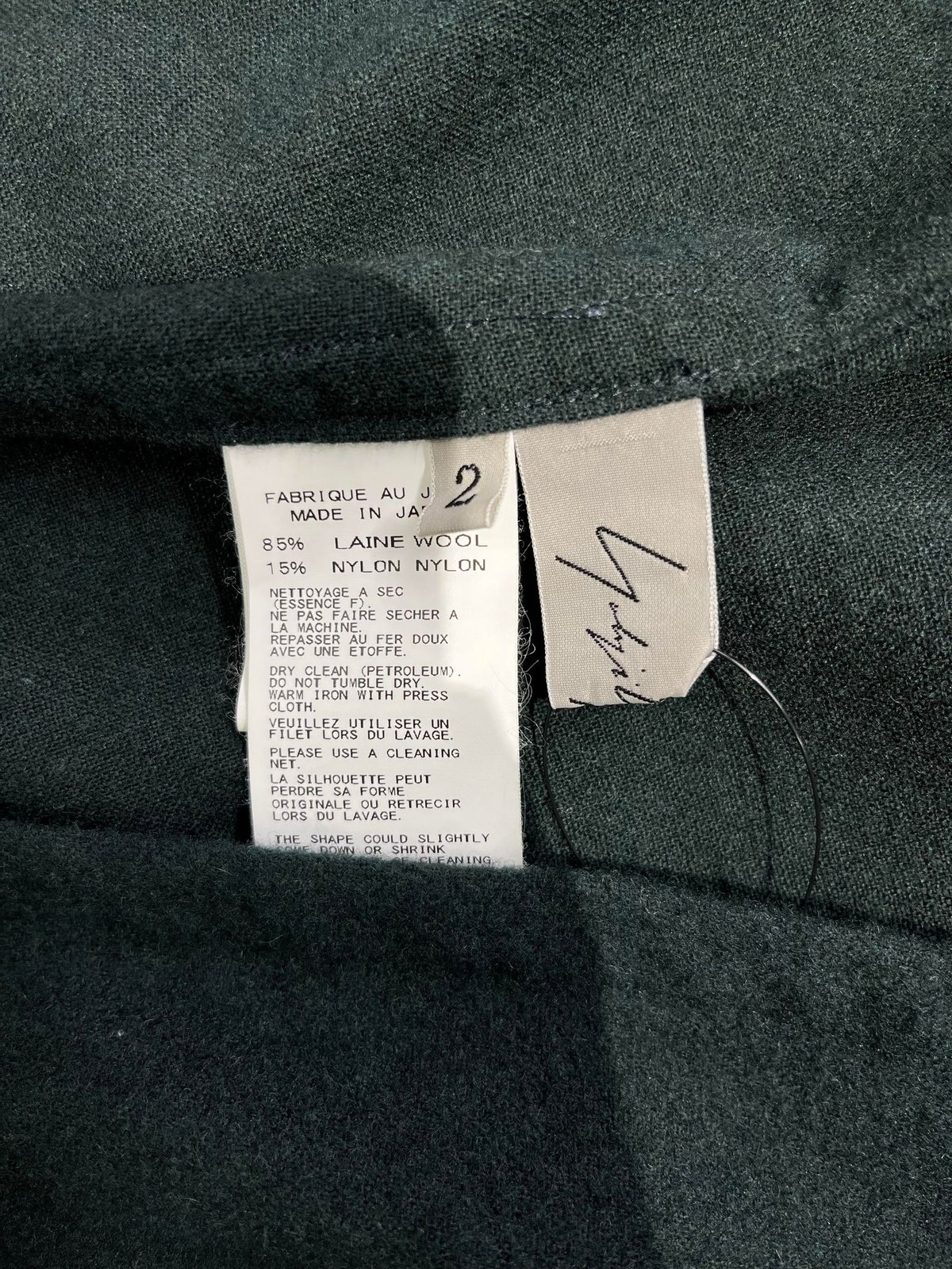 2015AW yohji yamamoto femme デザインマントコート（FY-C04-1