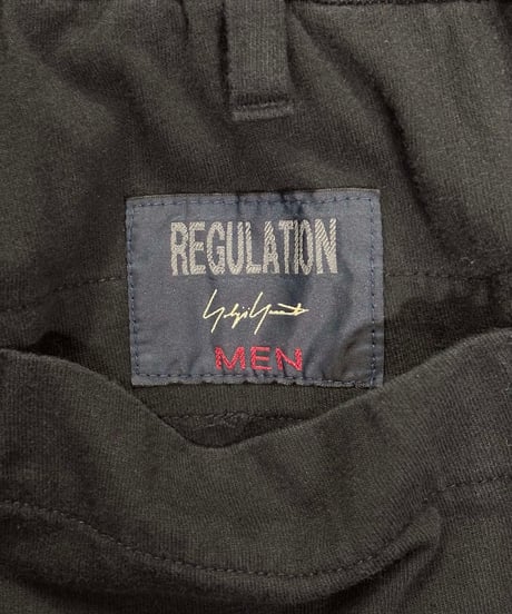 2012AW REGULATION MEN yohji yamamoto 裾ゴムシャーリング コットンパンツ（HD-P01-041）