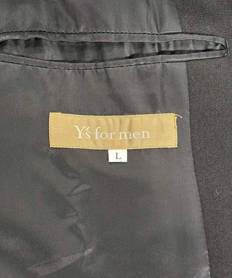1990’s Y’s for men yohji yamamoto vintage パチポケットデザイン 三つ釦 ロングコート（MS-C01-100）