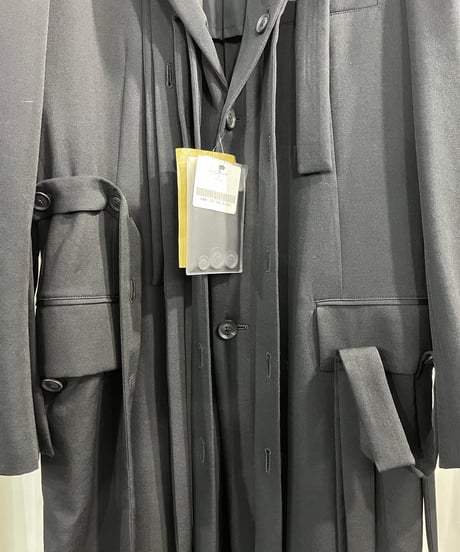 2020ss yohji yamamoto pour homme テープアレンジロングジャケット（HN-J70-100）