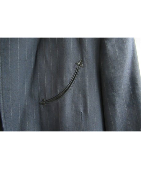 02aw Y's for men yohji yamamoto ストライプデザインジャケット ME-J21-110