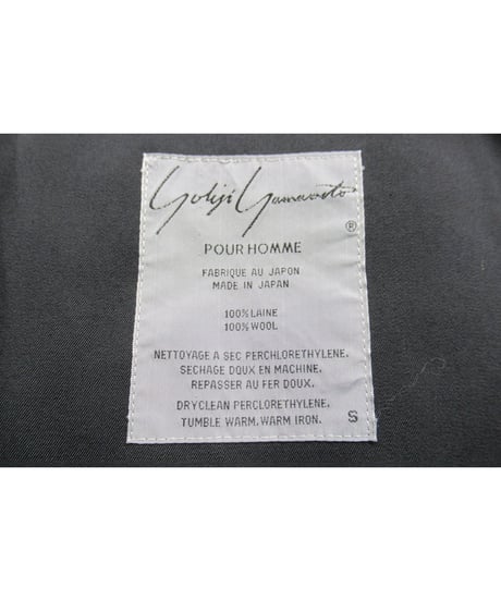 89’s yohji yamamoto pour homme vintage 菊釦デザインジャケット（HJ-18）