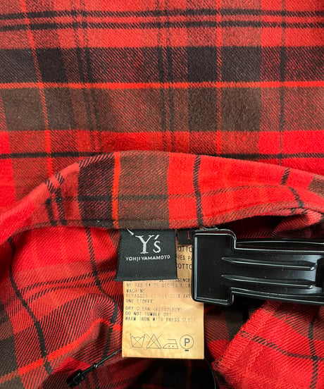Y's yohji yamamoto タータンチェックロングスカート（YN-S13-046）