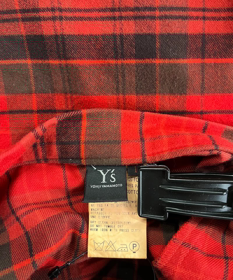 Y's yohji yamamoto タータンチェックロングスカート（YN-S13-046）