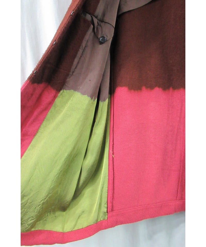 【AD1993】コムデギャルソン パフギャザーフレンチスリーブ風ジャケット F AD1993 COMME des GARCONS HOMME PLUS 脱色期 ホックボタンデ