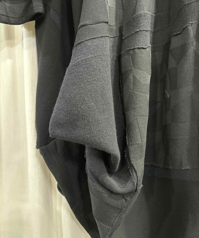 Yohji Yamamoto 変形 アシメ サイドスリット ロング カーディガン DROP NEEDLE RIB STRIPE ASYMMETRIC LONG CARDIGAN – THE SHOP YOHJI