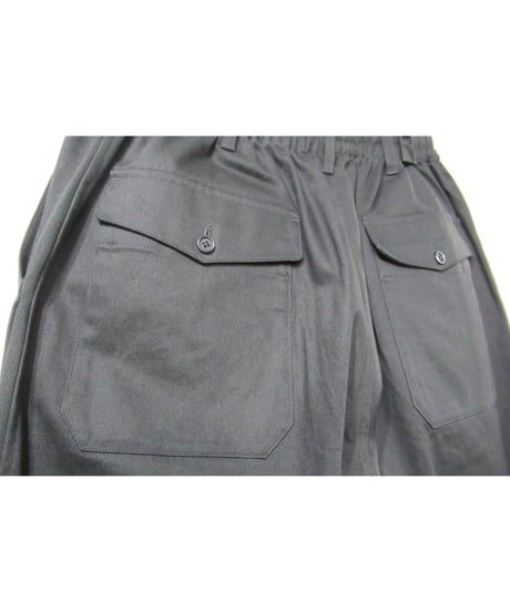 yohji yamamoto pour homme コットン ワイド テーパードパンツ（HR-P75-030）