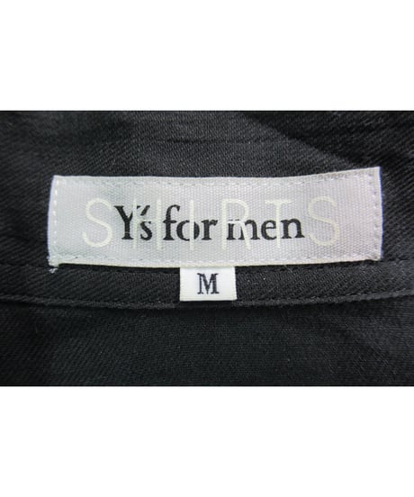 Y's for men SHIRTS yohji yamamoto ミリタリーデザインシャツ MC-B35-080