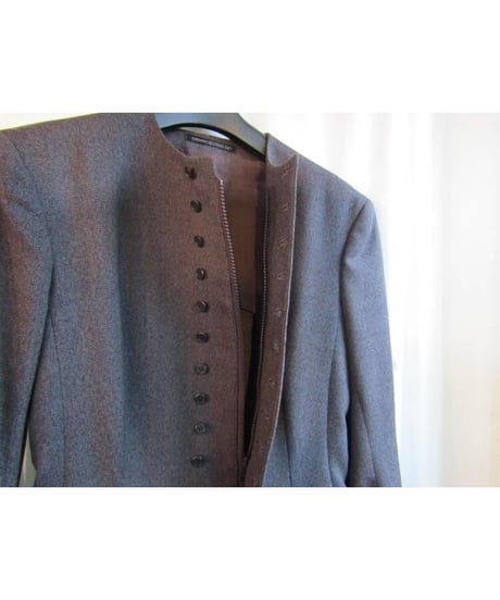 レア 94aw yohji yamamoto femme vintage デザイン切替ロングジャケット FV-J14-847